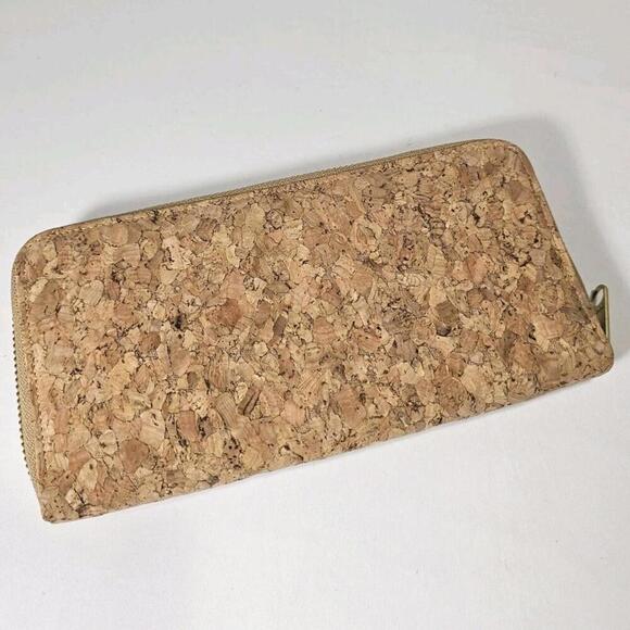 Handbags - Cork Zippered Wallet Eco Unisex